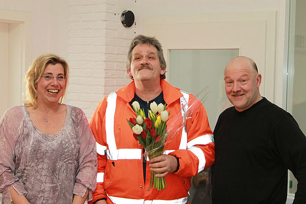 Frau Pries, Herr Sparr und Herr Knoop