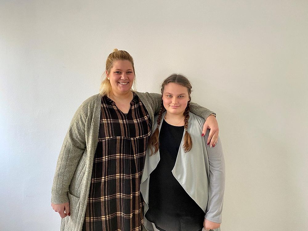 Söhne-Töchter-Tag bei Knoop - Emily und Farya