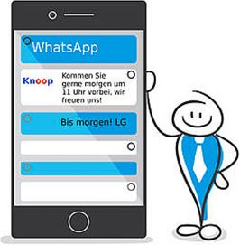 Kontakt über WhatsApp